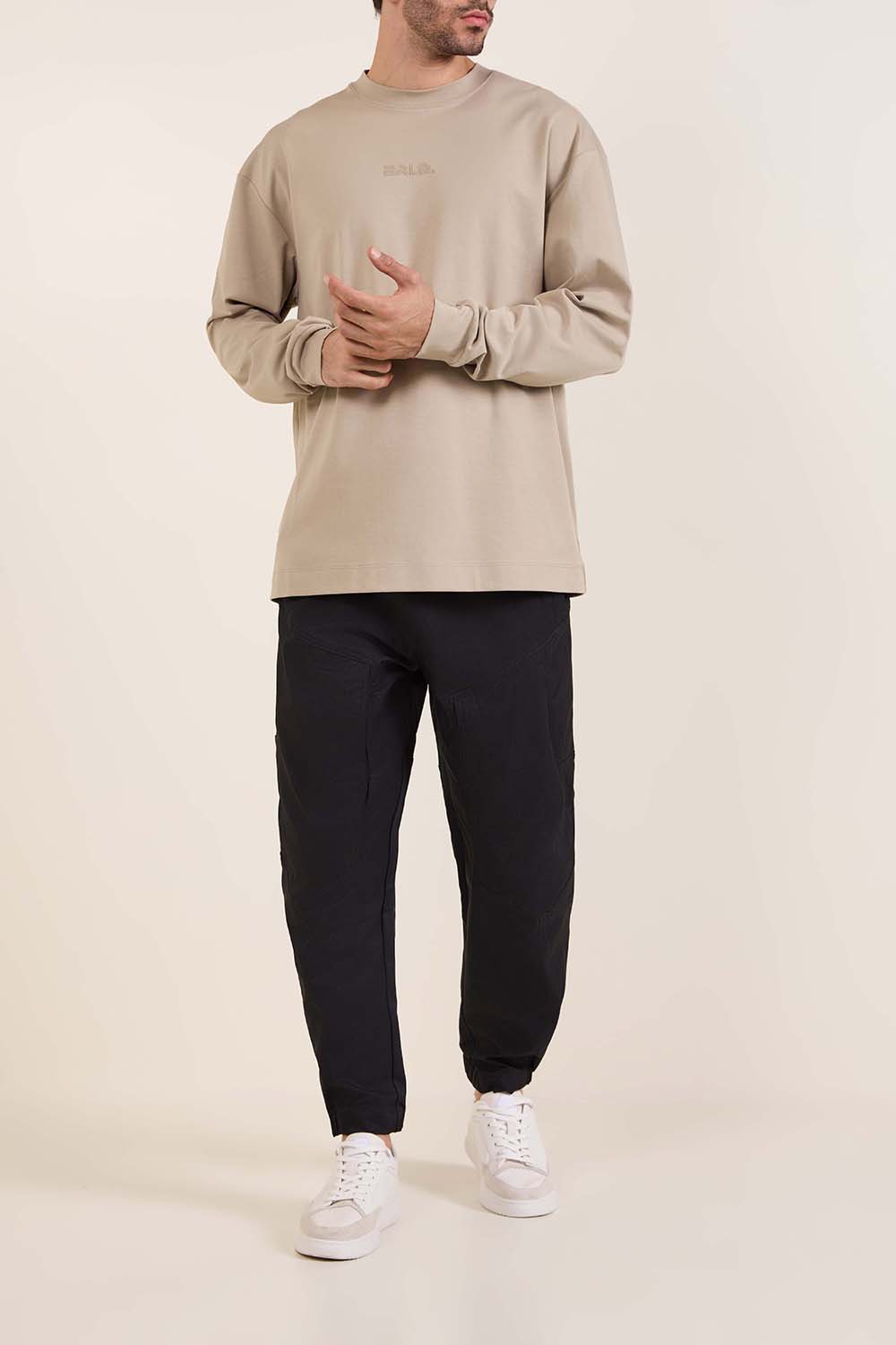 חולצת טי ארוכה אוברסייז